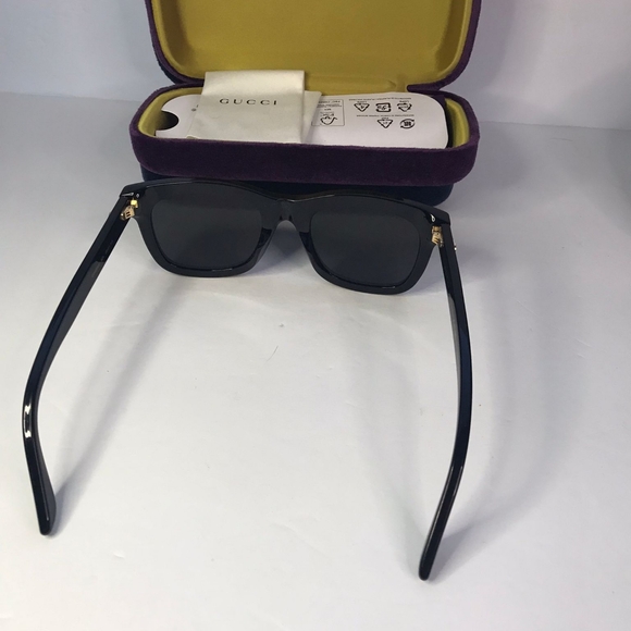 💯 Original Gucci GG0326S 001 Sunglasses with Case and Bag - Picture 8 of 12